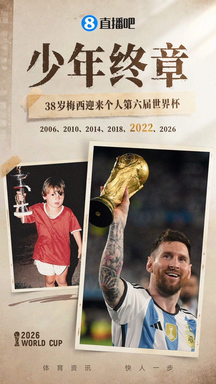 2026世界杯倒计时：48队104场，C罗梅西最后一届与亚马尔首秀